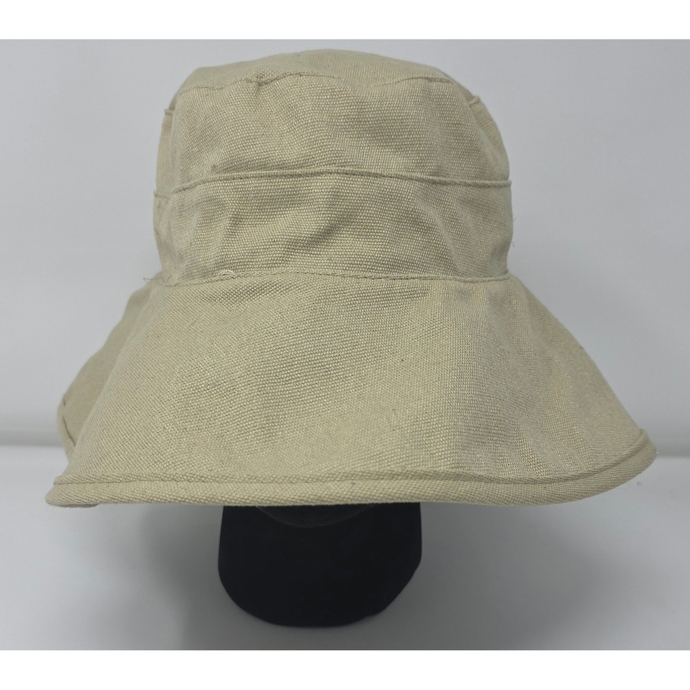 OLE Natural Fiber Bucket Hat Sun Hat One‎ Size Tan Beige Wide Brim